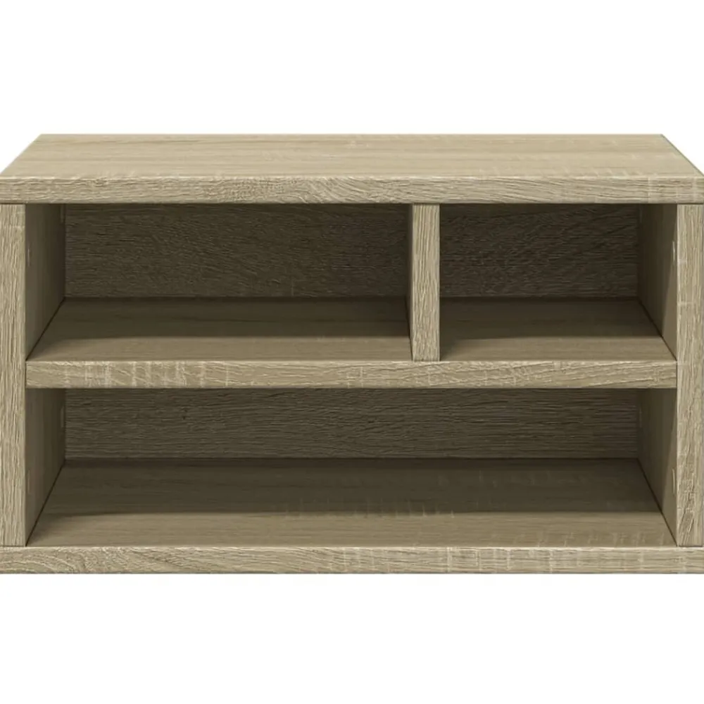 vidaXL Soporte impresora madera ingeniería 40x32x22,5 cm Roble Sonoma