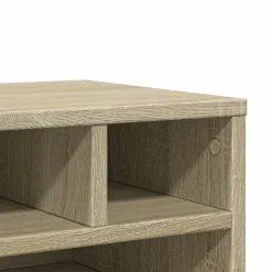 vidaXL Soporte impresora madera ingeniería 40x32x22,5 cm Roble Sonoma