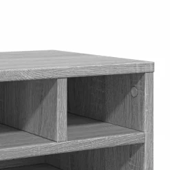 vidaXL Electrónica-Soporte impresora madera ingeniería 40x32x22,5 cm
