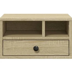 vidaXL Soporte impresora madera ingeniería 40x32x22,5 cm Roble Sonoma New