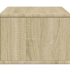 vidaXL Soporte impresora madera ingeniería 40x32x22,5 cm Roble Sonoma New