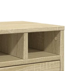 vidaXL Soporte impresora madera ingeniería 40x32x22,5 cm Roble Sonoma New