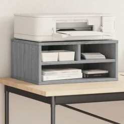 vidaXL Electrónica-Soporte impresora madera ingeniería 49x40x22,5 cm