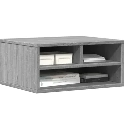 vidaXL Electrónica-Soporte impresora madera ingeniería 49x40x22,5 cm