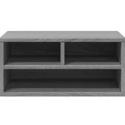 vidaXL Electrónica-Soporte impresora madera ingeniería 49x40x22,5 cm
