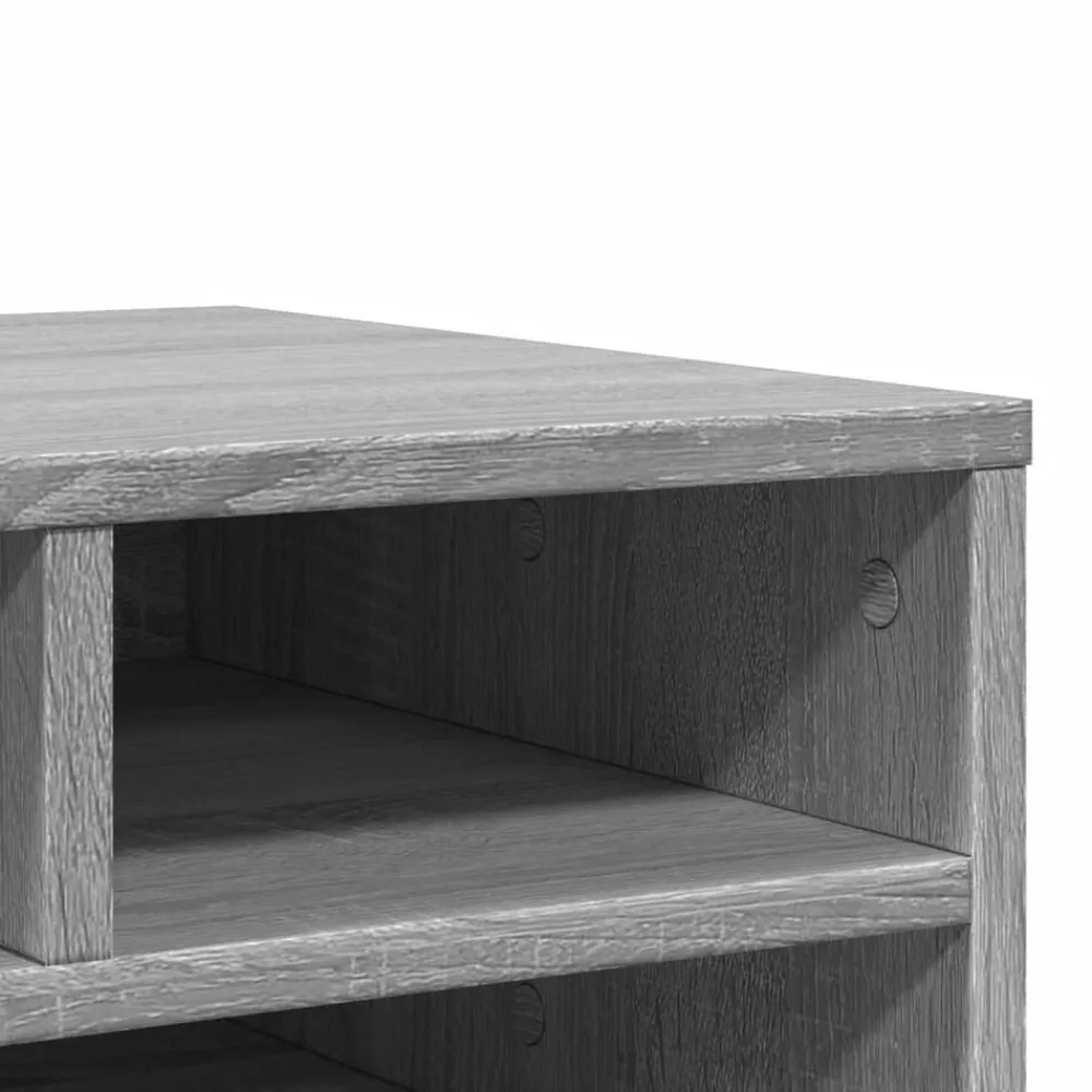 vidaXL Electrónica-Soporte impresora madera ingeniería 49x40x22,5 cm
