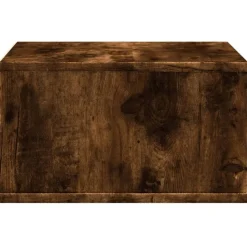 vidaXL Electrónica-Soporte impresora madera ingeniería 49x40x22,5 cm