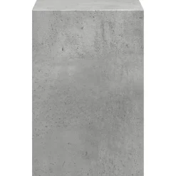 vidaXL Soporte monitor con organizador escritorio madera gris hormigón Gris hormigón Clearance