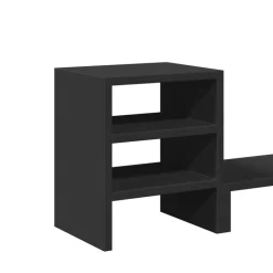 vidaXL Electrónica-Soporte monitor organizador escritorio madera ingeniería