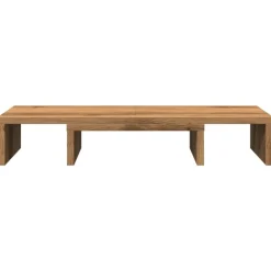 vidaXL Electrónica-Soporte pantalla ajustable madera artisian 60x24x10,5 cm
