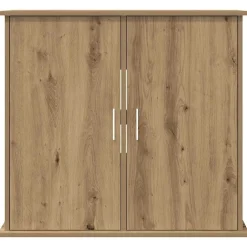 vidaXL Productos Para Mascotas-Soporte para acuario de roble artesanal, 81 x 36 x 73 cm, madera de ingeniería