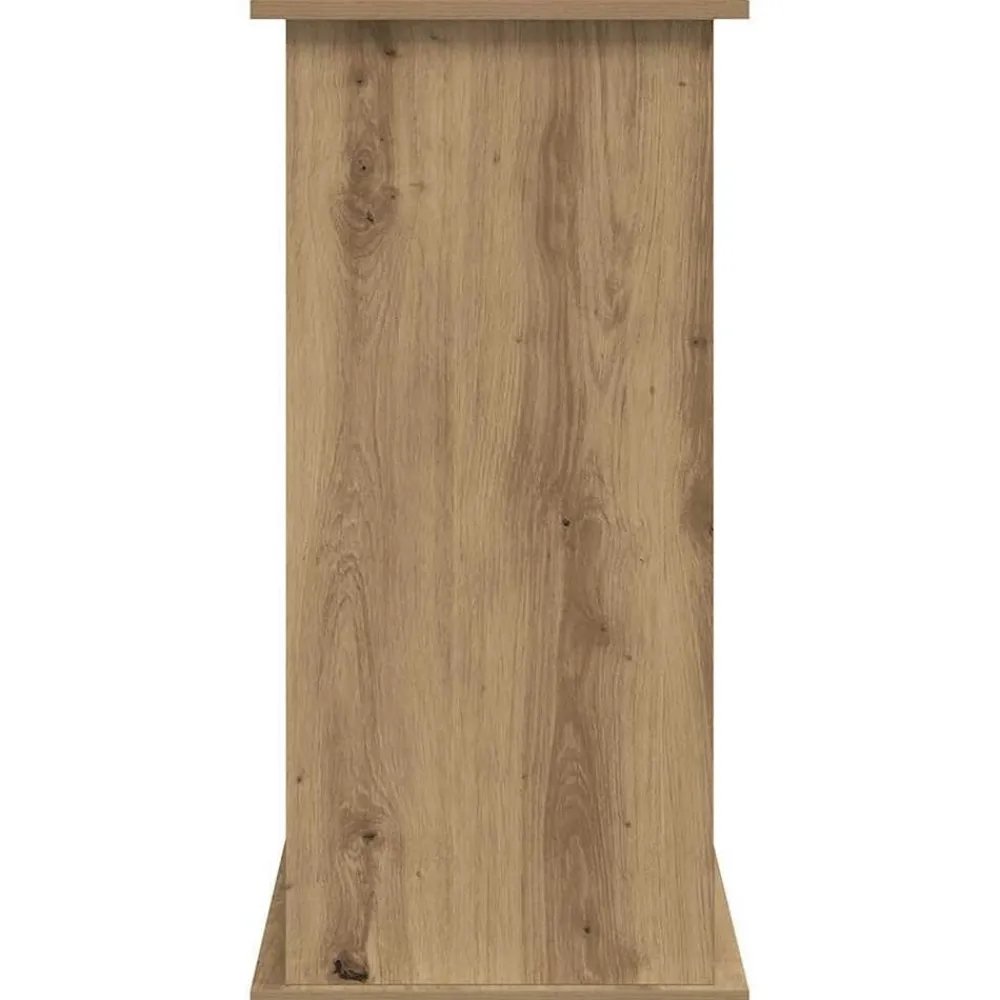 vidaXL Productos Para Mascotas-Soporte para acuario de roble artesanal, 81 x 36 x 73 cm, madera de ingeniería