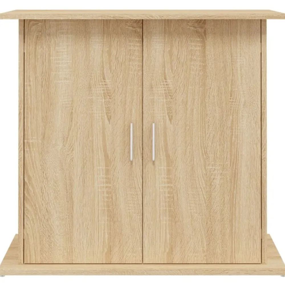 vidaXL Soporte para acuario de 81x36x73 cm de madera de ingeniería Roble Sonoma Discount