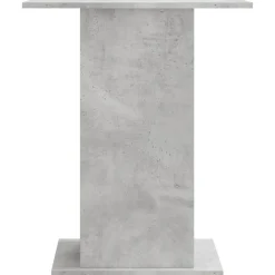 vidaXL Soporte para acuario de hormigón gris 60,5x36x72,5 cm de madera sintética Gris hormigón Discount