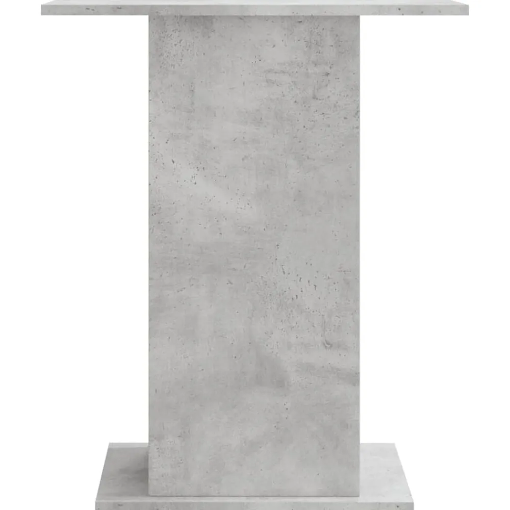 vidaXL Soporte para acuario de hormigón gris 60,5x36x72,5 cm de madera sintética Gris hormigón Discount