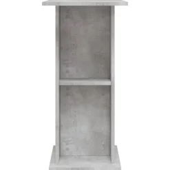 vidaXL Soporte para acuario de hormigón gris 60,5x36x72,5 cm de madera sintética Gris hormigón Discount