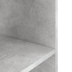 vidaXL Soporte para acuario de hormigón gris 60,5x36x72,5 cm de madera sintética Gris hormigón Discount