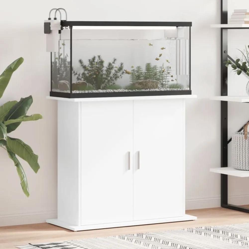 vidaXL Productos Para Mascotas-Soporte para acuario madera de ingeniería 81x36x73 cm