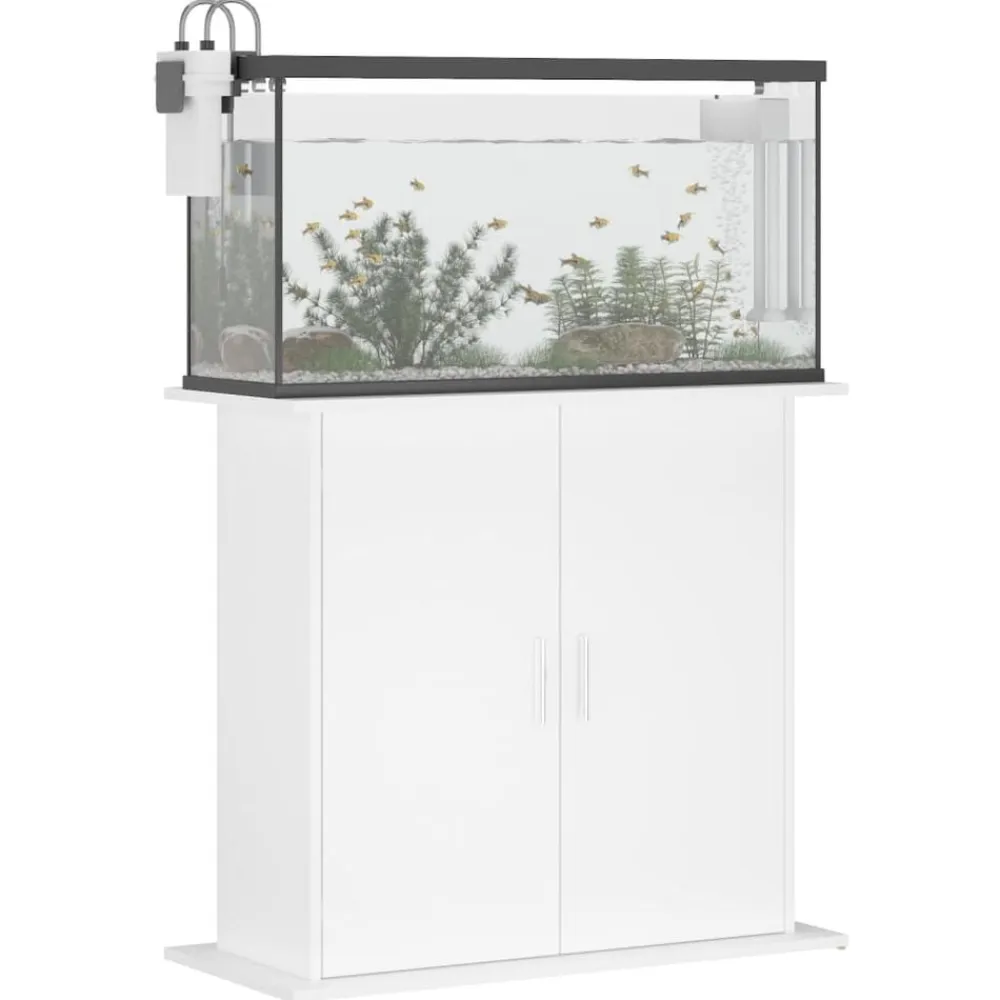 vidaXL Productos Para Mascotas-Soporte para acuario madera de ingeniería 81x36x73 cm