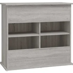 vidaXL Soporte para acuario madera ingeniería 81x36x73 cm Gris sonoma Best