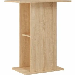 vidaXL Productos Para Mascotas-Soporte para acuario de 60,5x36x72,5 cm de madera de ingeniería