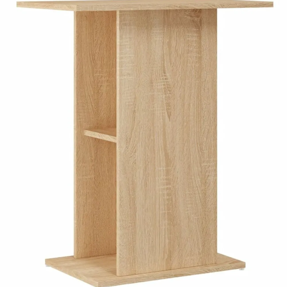 vidaXL Productos Para Mascotas-Soporte para acuario de 60,5x36x72,5 cm de madera de ingeniería