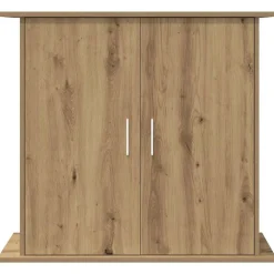 vidaXL Productos Para Mascotas-Soporte para acuario de roble artesanal, 81 x 36 x 73 cm, madera de ingeniería