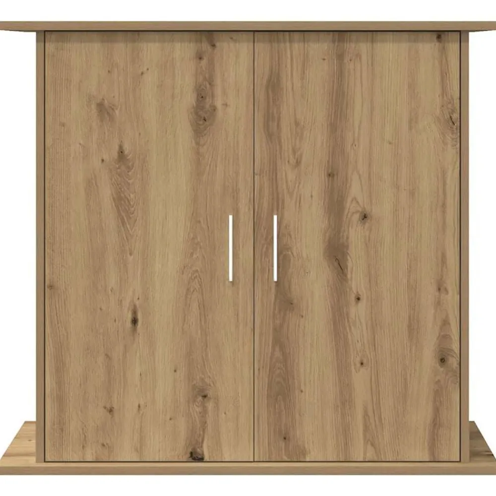 vidaXL Productos Para Mascotas-Soporte para acuario de roble artesanal, 81 x 36 x 73 cm, madera de ingeniería