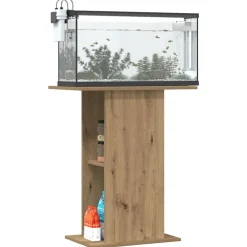 vidaXL Soporte para acuario de roble artesanal, 36 x 60,5 x 72,5 cm, madera de ingeniería Roble artisan Sale