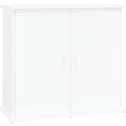 vidaXL Soporte para acuario madera de ingeniería 81x36x73 cm Blanco Hot