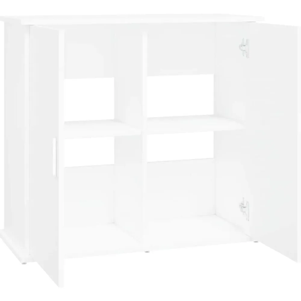 vidaXL Soporte para acuario madera de ingeniería 81x36x73 cm Blanco Hot
