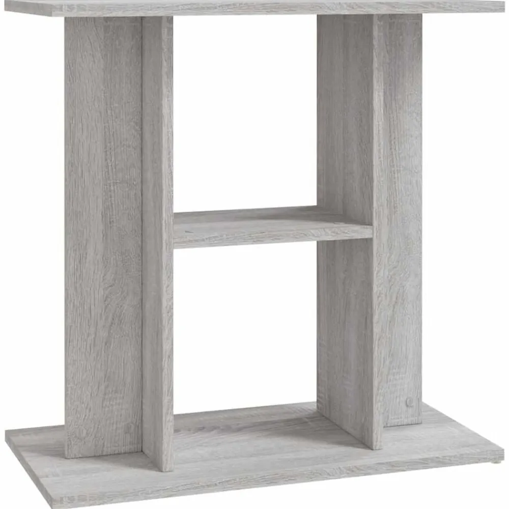 vidaXL Productos Para Mascotas-Soporte para acuario Sonoma gris 60x30x60 cm Madera sintética