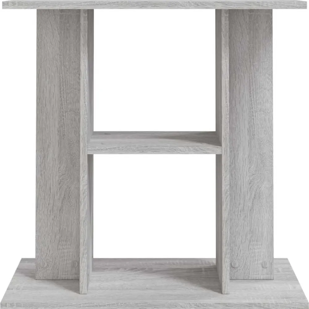 vidaXL Productos Para Mascotas-Soporte para acuario Sonoma gris 60x30x60 cm Madera sintética