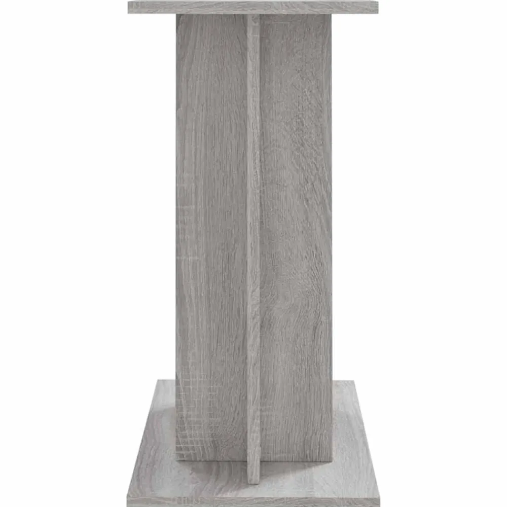 vidaXL Productos Para Mascotas-Soporte para acuario Sonoma gris 60x30x60 cm Madera sintética
