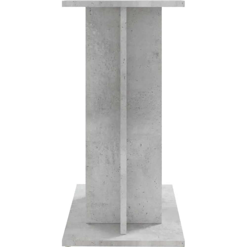 vidaXL Productos Para Mascotas-Soporte para acuario de hormigón gris 60x30x60 cm de madera sintética