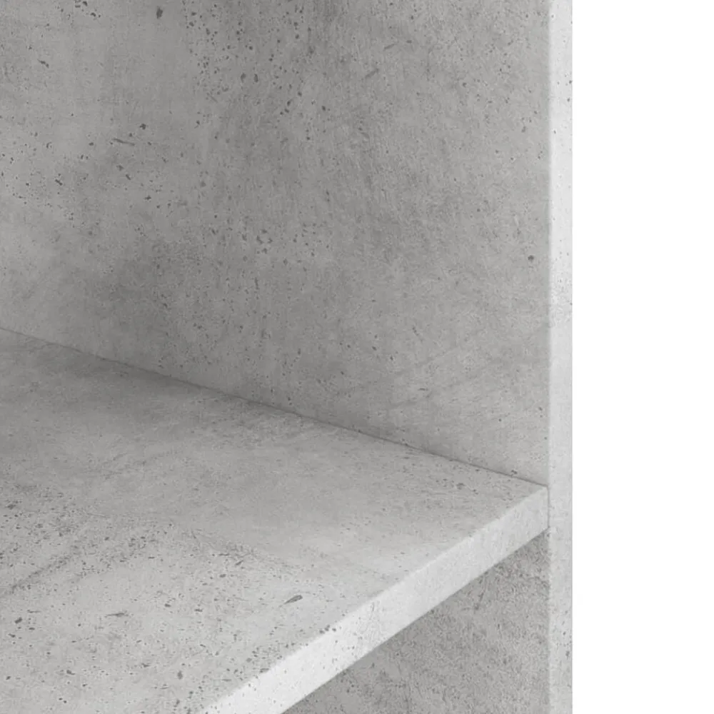 vidaXL Productos Para Mascotas-Soporte para acuario de hormigón gris 60x30x60 cm de madera sintética