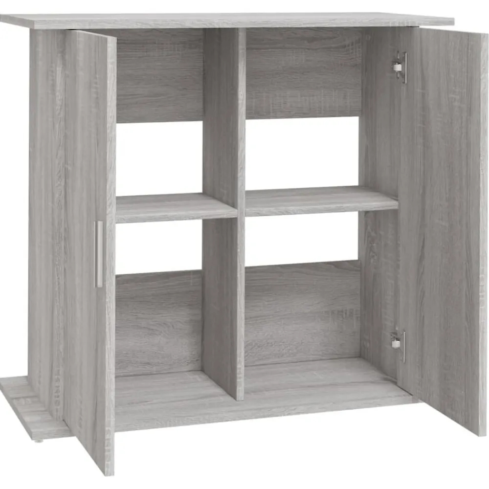 vidaXL Productos Para Mascotas-Soporte para acuario madera ingeniería 81x36x73 cm