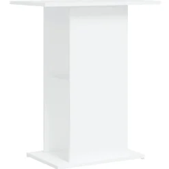 vidaXL Soporte para acuario madera de ingeniería 60,5x36x72,5cm Blanco Hot
