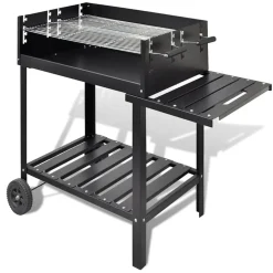 vidaXL Soporte para barbacoa de carbón con 2 ruedas Clearance
