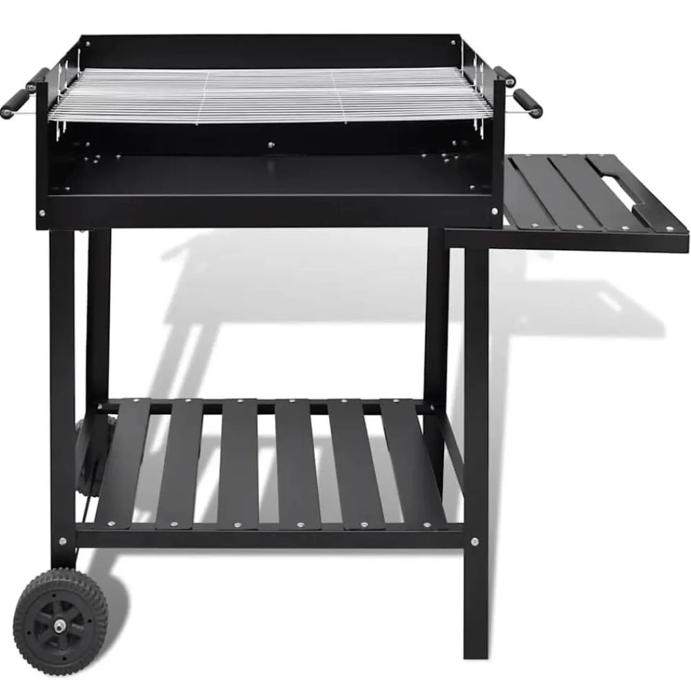 vidaXL Soporte para barbacoa de carbón con 2 ruedas Clearance