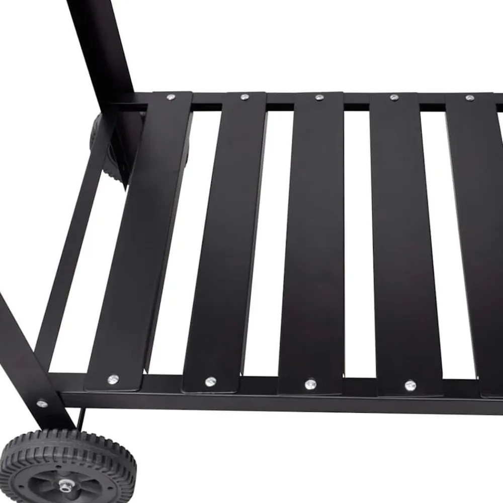 vidaXL Soporte para barbacoa de carbón con 2 ruedas Clearance