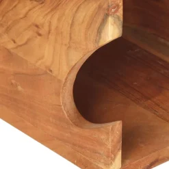 vidaXL Soporte para bicicletas de pared madera de acacia 35x25x25 cm Outlet