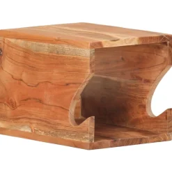 vidaXL Soporte para bicicletas de pared madera de acacia 35x25x25 cm Outlet