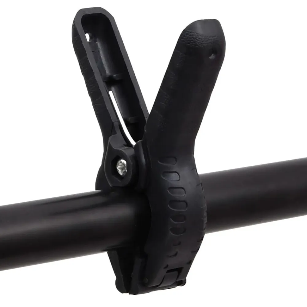 vidaXL Soporte para fondos en forma de T negro 91x60x(70-200) cm New