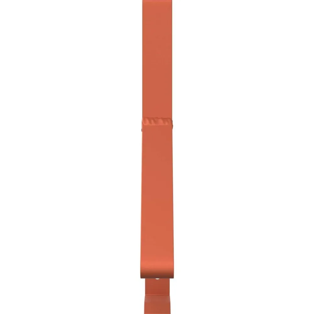 vidaXL Soporte para Guardia de Nieve 29,5 x 3 x 34,5 cm Acero Rojo New