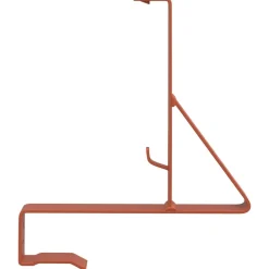 vidaXL Soporte para Guardia de Nieve 29,5 x 3 x 34,5 cm Acero Rojo New