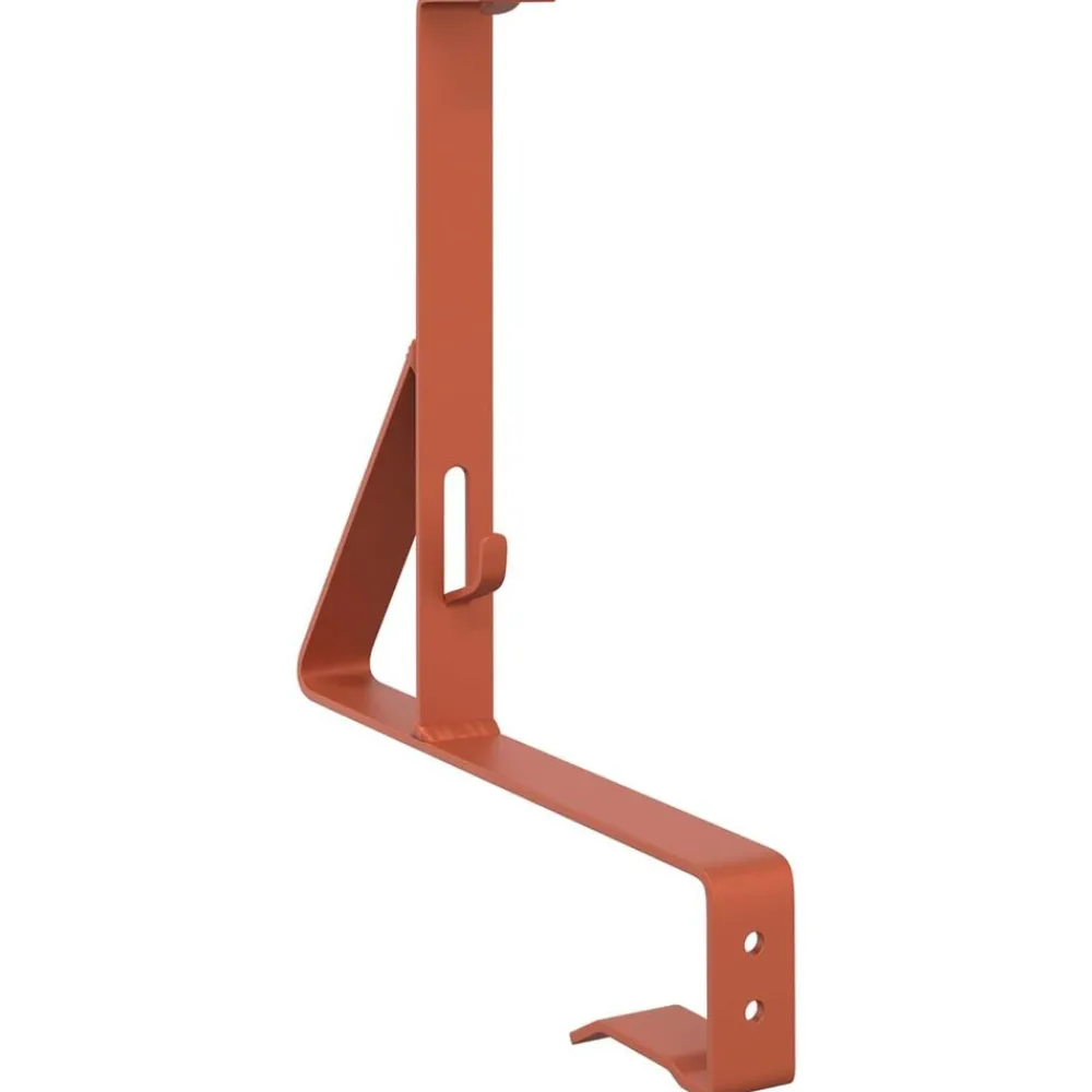 vidaXL Soporte para Guardia de Nieve 29,5 x 3 x 34,5 cm Acero Rojo New