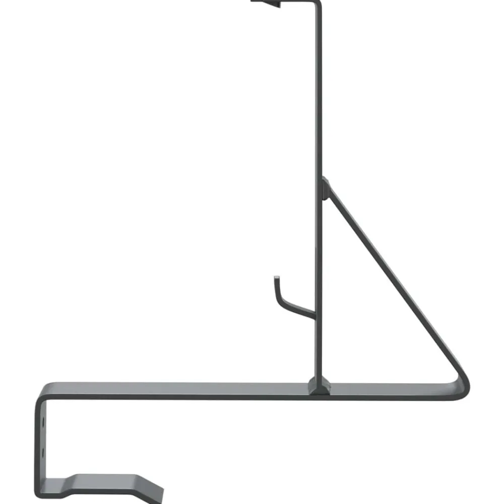 vidaXL Vallas De Jardín-Soporte para Guardia de Nieve 29,5 x 3 x 34,5 cm