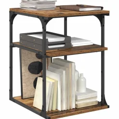 vidaXL Soporte para Impresora 43 x 48 x 64 cm Madera vieja Online