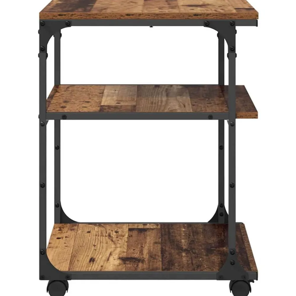 vidaXL Soporte para Impresora 43 x 48 x 64 cm Madera vieja Online